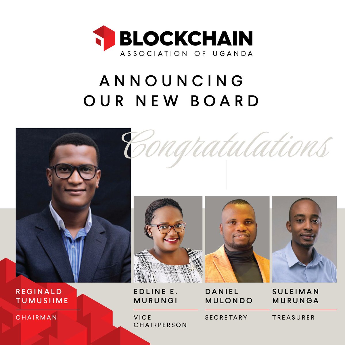 Congratulations to Chairman @ReggieBoss01 and the new board of @blockchainug. The new board takes on leadership at a time when Uganda’s innovation ecosystem is coming of age, which when harnessed, has the potential to transform our economy and lift our nation out of poverty.(1/2)