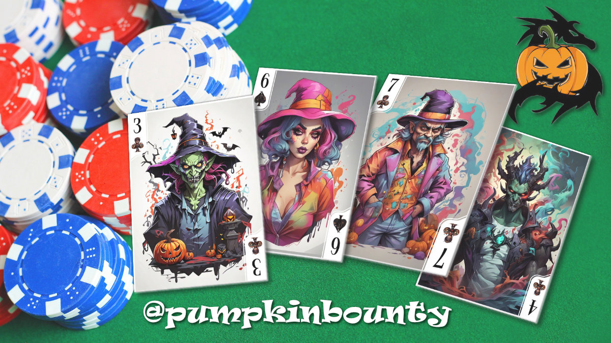 Our @pumpkinbounty collection is here and waiting for you. Amazing Art of Cards, the Final Pot is filling up. If you want to buy into the #NFT collection and not be worried about the floor prize, check it out. 
Mint only 12 Matic 🤣
Komet: 
app.komet.me/nfts/Pumpkin_B…