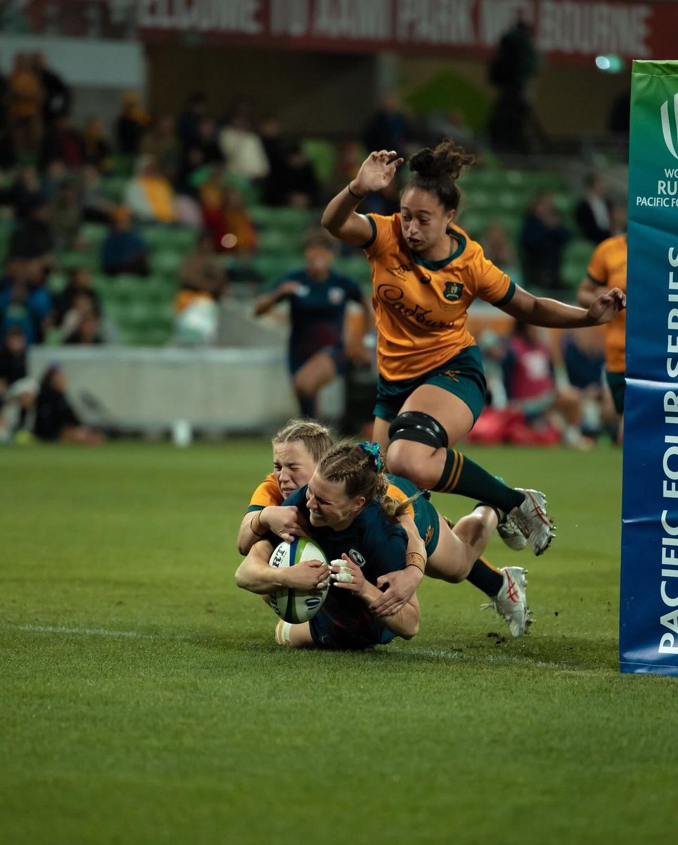 🇺🇸 Congratulations @SaracensWomen co-captain @lotteclapp and her USA team mates on an impressive #PacificFourSeries win against higher-ranked Wallaroos in Australia earlier today. Another international try for Lotte 👏

⚫️🔴 #SarriesFamily 📸 @USARugby