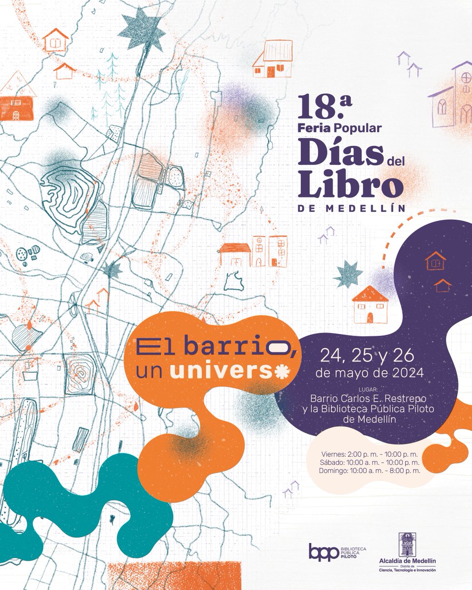¡Descubre el barrio, tu universo!

🌆 En los barrios de Medellín se escuchan en sinfonía suaves latidos comunes que nos unen.

💖 ¡Es el pulso de la cultura y la lectura que se intensificará en la 18.a Feria Popular Días del Libro!📚 

#ElBarriounUniverso #UnLatidoComún