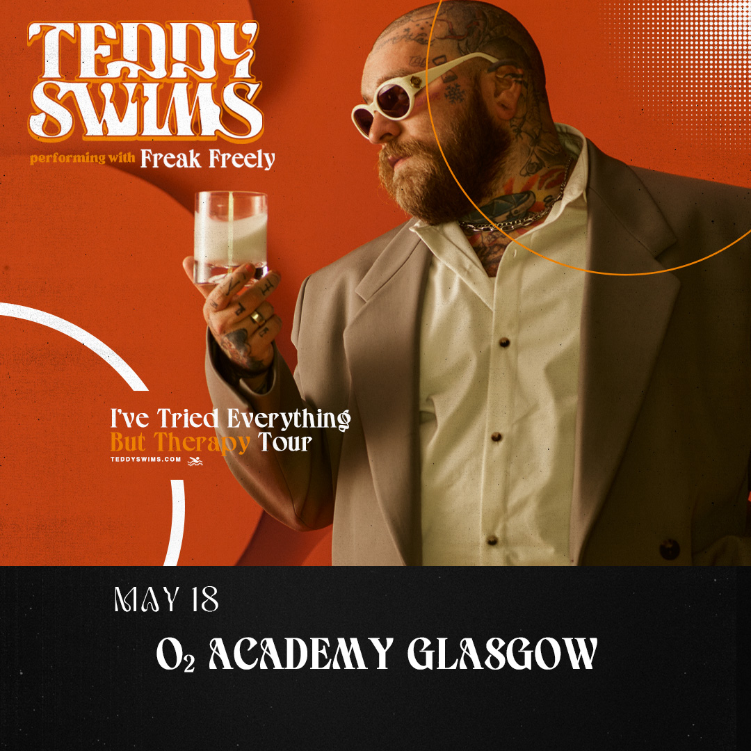 So excited for @teddyswims tonight 🙌 Touring his debut album, 'I’ve Tried Everything But Therapy (Part 1).' Support from Victor Ray. Doors at 7pm. Our usual security measures are in place - no bags bigger than A4 - please check our pinned tweet for details 🙏