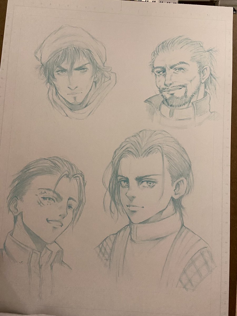 A couple more faces 

#sketching #doodling #characterart #ocs