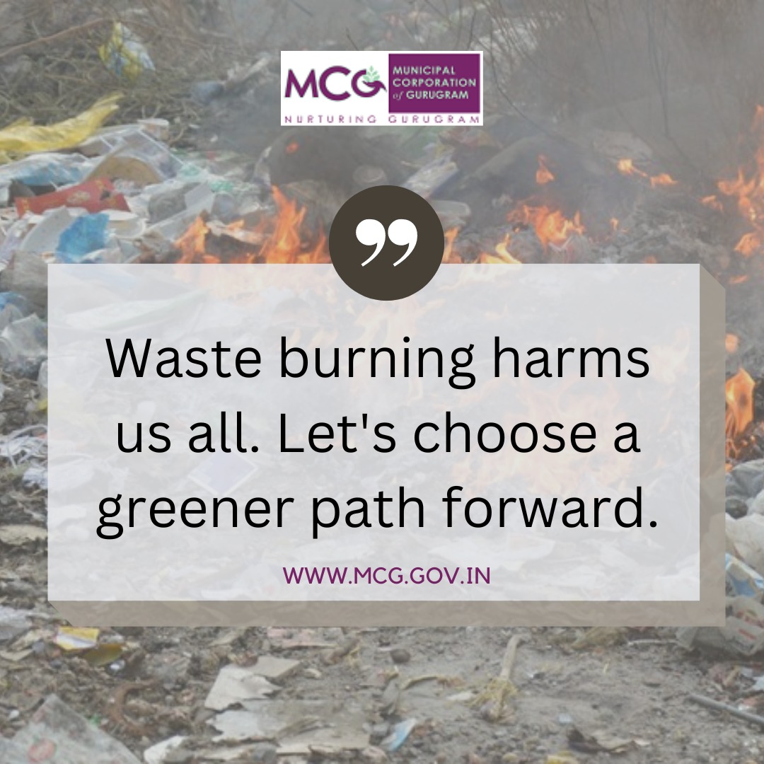 Waste burning harms us all. Let's choose a greener path forward. Every day, waste burning pollutes our air, harms our health, and damages our environment. But together, we can make a change! #sustainableliving #stopwasteburning