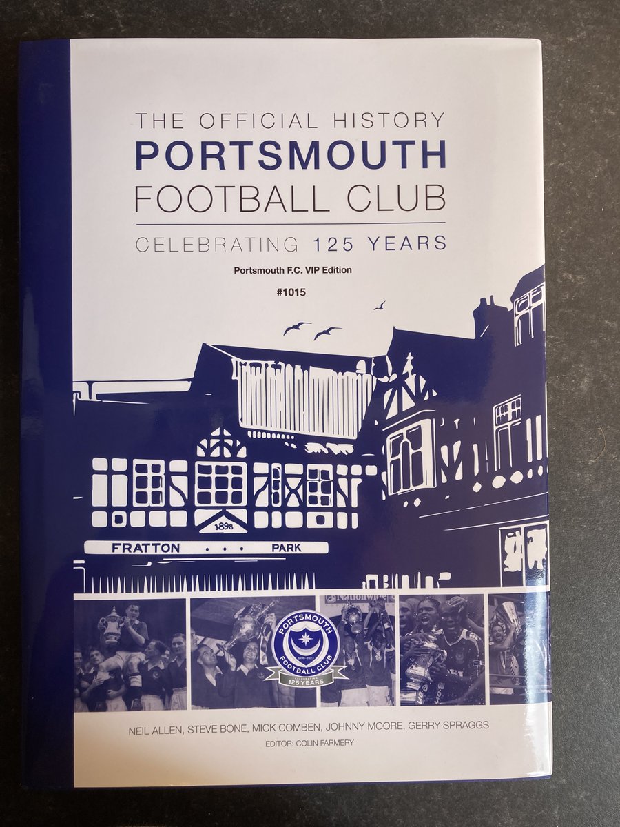 #CastawayCollection Books 7. I'm taking my VIP edition (one of only 25 no less!) of the official history of @Pompey I'm going to be bored on my castaway island, so this will give me the time to prepare for Mastermind & my specialist subject of Pompey centre backs 1898 - 1920