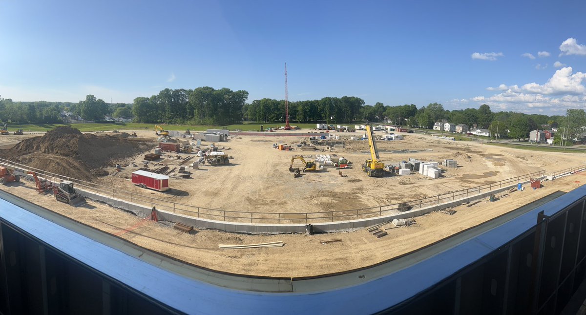 Got a preview of the future home of the Black Tigers last night. This will be the view from the press box. Its an exciting time to be a Black Tiger!