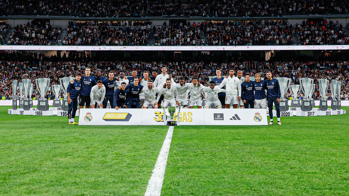 📊 Real Madrid in La Liga this season: 

• 36 games
• ⁠93 points
• 29 wins
• 6 draws
• 1 loss
• Most goals scored (83)
• Least goals conceded (22)
• 30 games undefeated streak
• ⁠Champions 🏆

Cooked 🧑‍🍳

#FansRMCF