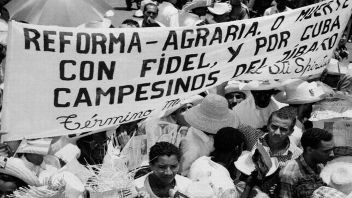 Hace exactamente 65 años la Revolución Cubana, con Fidel al frente, cruzó el Rubicón. La 1ra Ley de Reforma Agraria fue el mayor acto de justicia para el sector campesino.