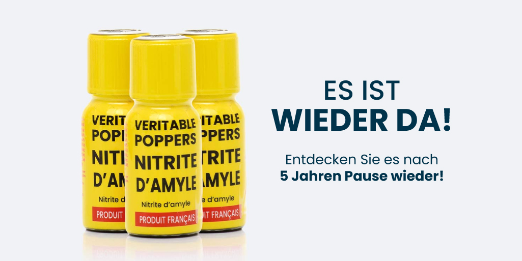 Erkennen Sie es wieder❓

Das Poppers „Véritable Amyle“, Echtes Amyle auf Deutsch ist nach mehreren Jahren endlich wieder im Shop zu finden:

✅Starkes Amylnitrit
✅Pocket-Format (15 ml)
✅Französische Herstellung

Bestellen ➡ bit.ly/4bK6Wtd

#poppers #sniff #aroma