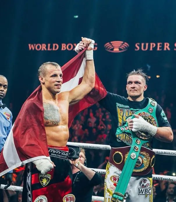 🇱🇻 Former Cruiserweight KING, Mairis Briedis, has arguably given Jai Opetaia and Oleksandr Usyk the toughest fights of their careers.

#OpetaiaBriedis2