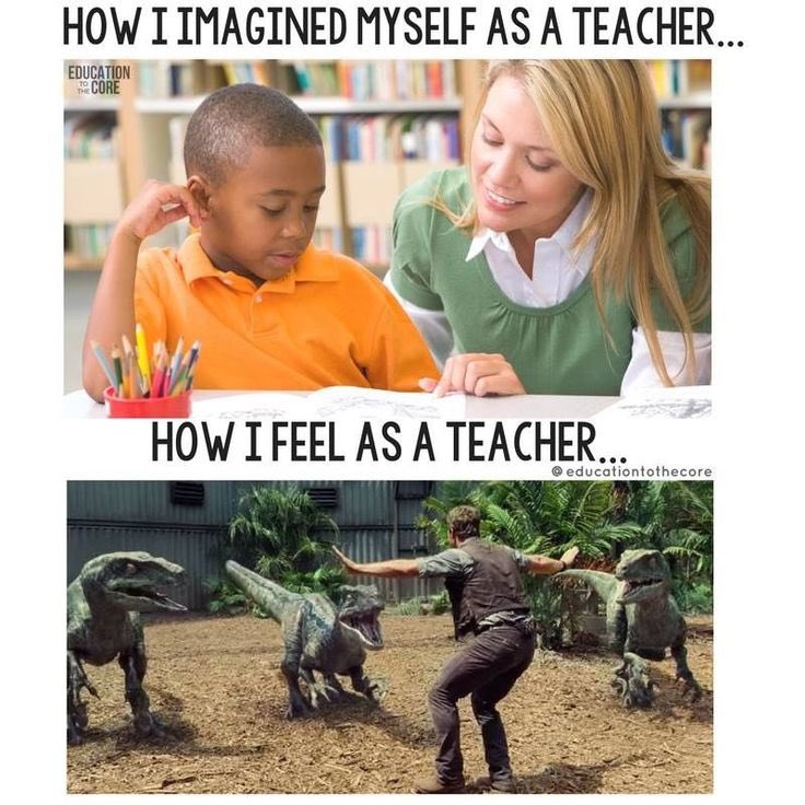 You know what they say: Teaching is a walk in the park… Jurassic Park! #funny #Friday #teachermemes #pctela