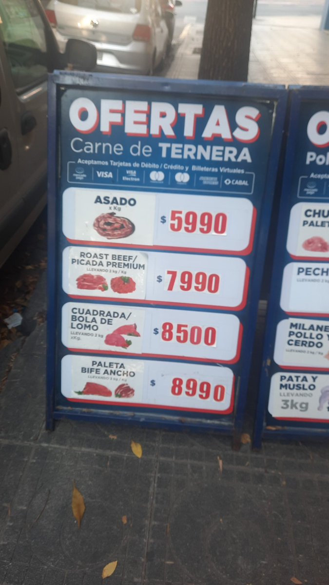 17/5/24 - La demanda no convalidó el nuevo precio. Baja a $5990. Para llanto de los agoreros