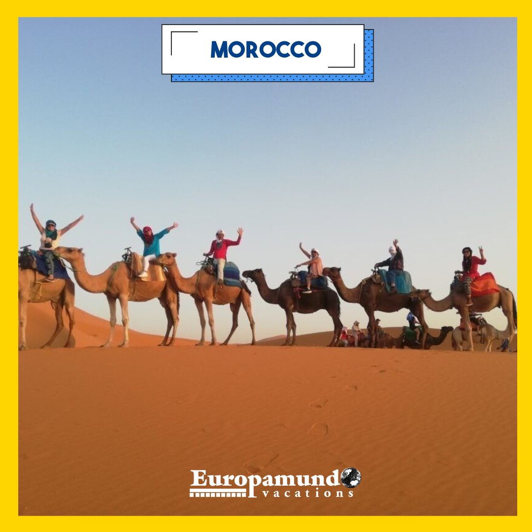 Discover the Allure of MOROCCO with Europamundo! 🐪🕌 Immerse yourself in the exotic beauty of this North African gem, where vibrant markets, stunning landscapes, and rich history await. ✨ #EuropamundoTours #MoroccoAdventures #ExploreAfrica