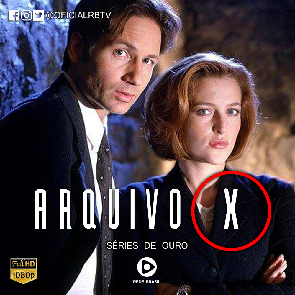 Arquivo X em Séries Douradas, hoje, sexta, a partir das 23h09! Acompanhe pelo App RBPLAY e também pelo site: rbtv.com.br #RedeBrasilDeTelevisão #OficialRBTV #ArquivoX