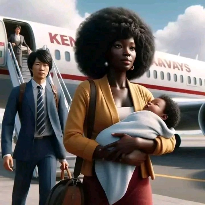 Hii ndio ile day Mwas alienda JKIA kuchukua Stella, Only for Stella to tokea with a Japanese man & BABY! Na hauskii aliuza mali ndio ampeleke kuchop majuu..🤔 Nini hio ushaijitolea kufanyia mtu wako lakini bado ukatokwa?💔 #Goteana