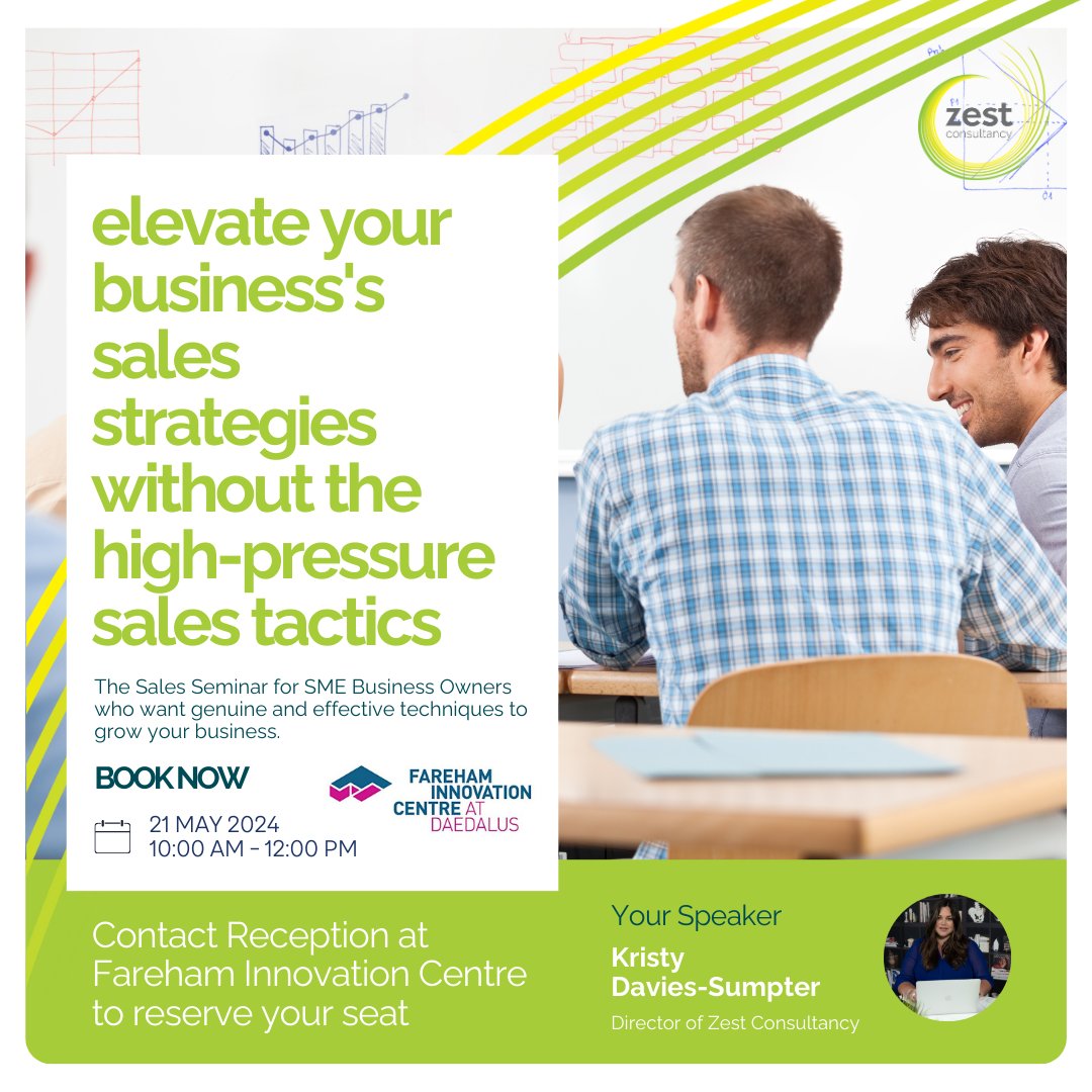 On 21st May, let's start to change that. Our sales seminar ‘From Prospect to Customer’ isn't just about sales, it’s about overcoming the barriers that keep you from thriving.

Book using this link &amp; use code FIC21MAY 
(FIC Customers go free): eventbrite.co.uk/e/893941622457