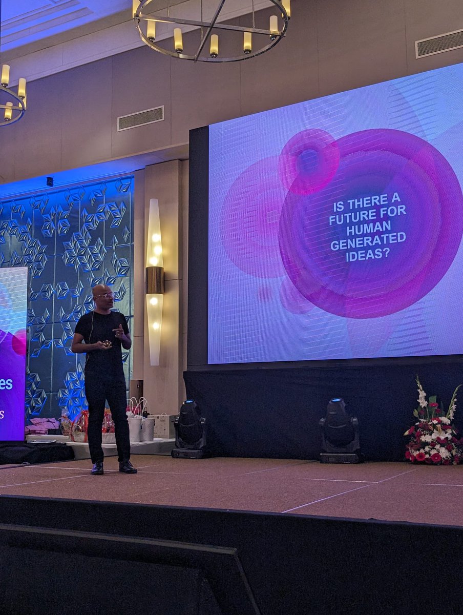Sharing my thoughts on Technology of Idea at the 9th Brand Magic at Mauritius. #BrandBuilding #technology #AI #creativity