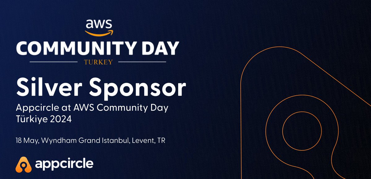 appcircleio's tweet photo. Excited to announce that Appcircle will participate as a silver sponsor at #AWS Community Days Turkiye 2024 on May 18🚀
Visit our booth to discover how Appcircle can revolutionize your mobile app deployment cycle!
🔗 https://t.co/bGzo4wRfkG
#Appcircle @CloudTurkiye https://t.co/It4WPHnrJF