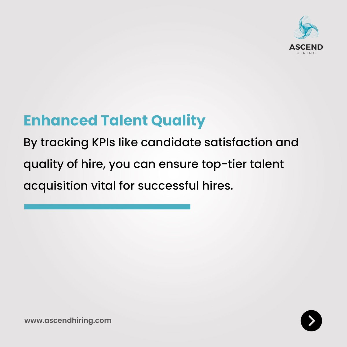 Ascend_Hiring's tweet image. Crafting the perfect metrics ignites your recruiting team&apos;s passion by propelling them toward your organization&apos;s hiring goals. Get Ready to embark on this thrilling journey of implementing success-driven metrics.

 #hiringsolution #talentacquisition 
#applicationtracking