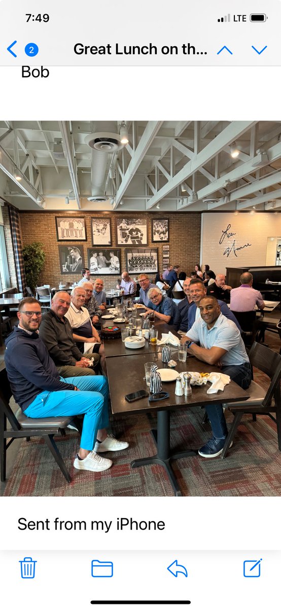 Birthday luncheon for Bob Hoffman at Tavern 23