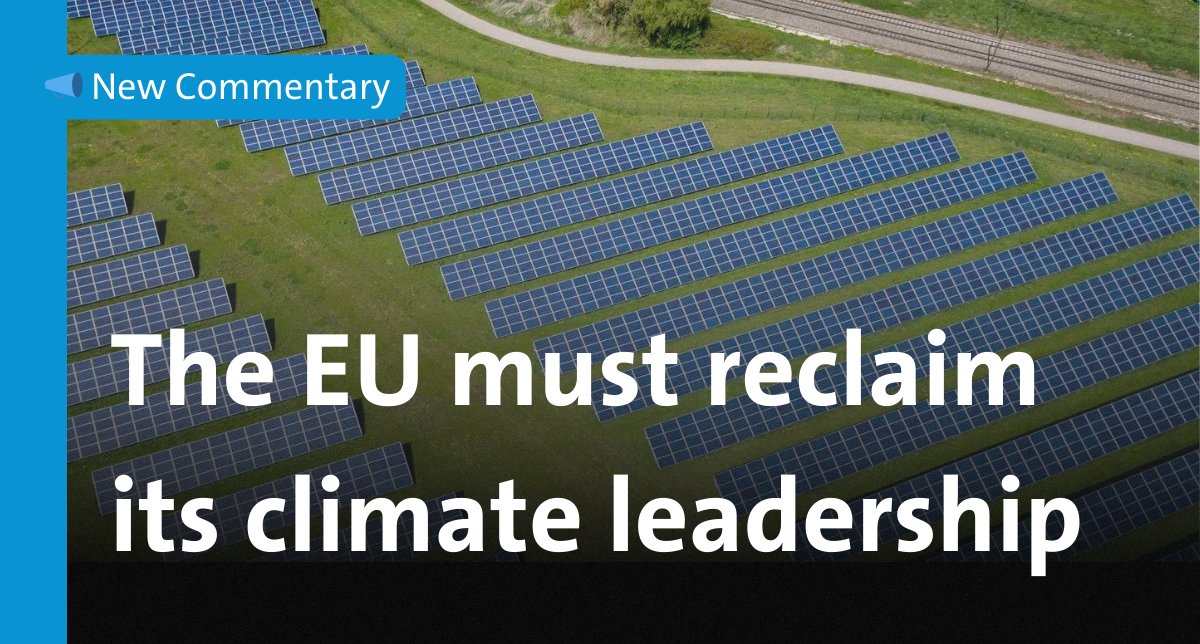 ECDPM ๐ ๐ (@ecdpm) on Twitter photo This thread is compiled from excerpts of "The EU must reclaim its climate leadership," which you can read here: bit.ly/3WvkdBQ
The views are those of the author and not necessarily those of ECDPM. This thread is compiled from excerpts of "The EU must reclaim its climate leadership," which you can read here: bit.ly/3WvkdBQ
The views are those of the author and not necessarily those of ECDPM.