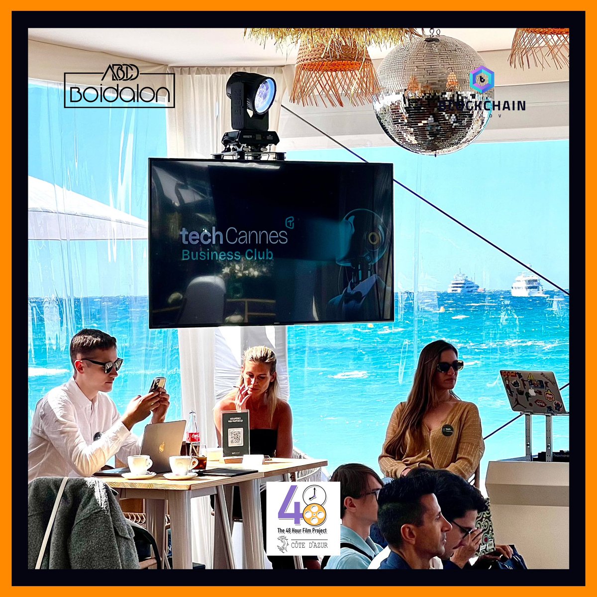 Boidalon's tweet photo. Au menu du jour (Et du week end) :

Participation active et passionnée à #TechCannes, le nouvel event cannois réunissant les passionnés de #Cinema et de l’#IA sous toutes ses formes (#Web3 #Blockchain #Cryptos).

À l’invitation des organisateurs, Sarah Lelouch et Paul Hatte, j’arrive ici avec trois casquettes (On arrète pas l’progrès !).

👉 Comme VP #Com de #BlockChainInnov aux côtés de Julien Bonnel (Nous sommes partenaires).

👉 Comme Secrétaire Général de l’Asso #48HCoteDAzur.

👉 Comme formateur / coach / conférencier en #Digitalisation et #IntelligenceArtificielle.

3 jours intenses (Tables rondes, Pitchs de sociétés, conférences, afterworks) au cœur du Festival de #Cannes, où nous allons discuter, débattre, autour des liens entre le 7è art et les nouvelles technologies.

#BoidaLife
#BoidaPic
#BoidaCoach
#Digitalisation
#CoteDAzurFrance