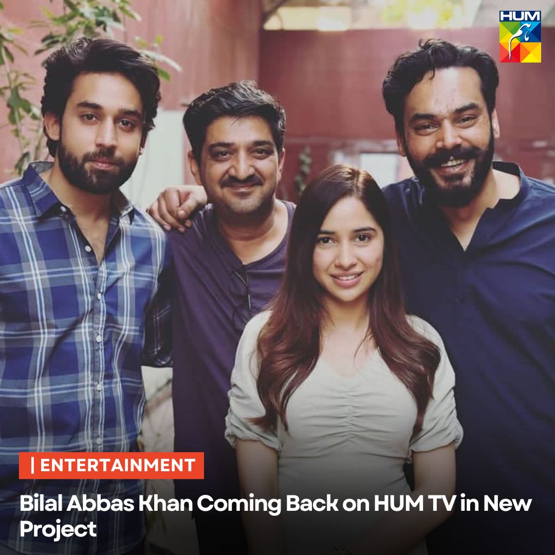 Bilal Abbas Khan Coming Back On HUM TV In New Project. hum.tv/blog/bilal-abb…