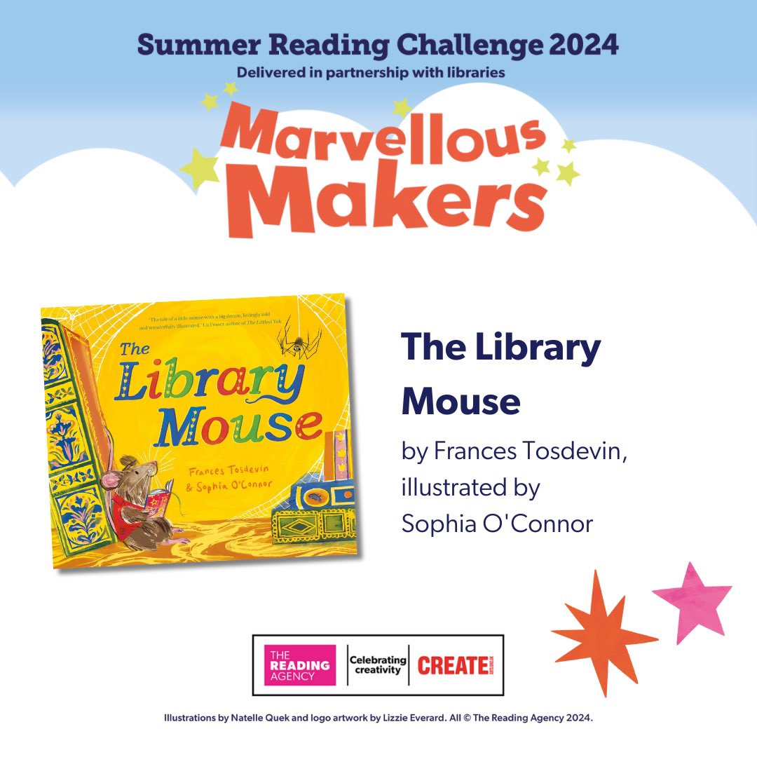 Frances Tosdevin (@francestosdevin) on Twitter photo It’s such a huge honour to have our picture book selected for #TheSummerReadingChallenge! Run by <a href="/readingagency/">The Reading Agency</a> the theme is #MarvellousMakers. Excited to share Quill 🐭 and Leggsy 🕷️with little readers! 🙏🏻📕<a href="/SOCillustration/">Sophia O'Connor Illustration</a> @publishinguclan <a href="/lucyirvine93/">Lucy Irvine (rarely here)</a> It’s such a huge honour to have our picture book selected for #TheSummerReadingChallenge! Run by <a href="/readingagency/">The Reading Agency</a> the theme is #MarvellousMakers. Excited to share Quill 🐭 and Leggsy 🕷️with little readers! 🙏🏻📕<a href="/SOCillustration/">Sophia O'Connor Illustration</a> @publishinguclan <a href="/lucyirvine93/">Lucy Irvine (rarely here)</a>