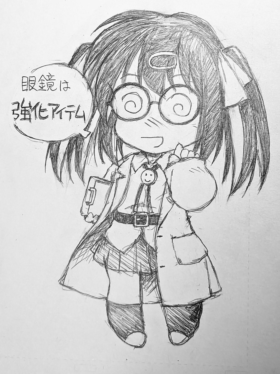 #作画カロリーの低い作品を上げようぜ
シャーペンで描くだけなら低いかもしれん🤔 