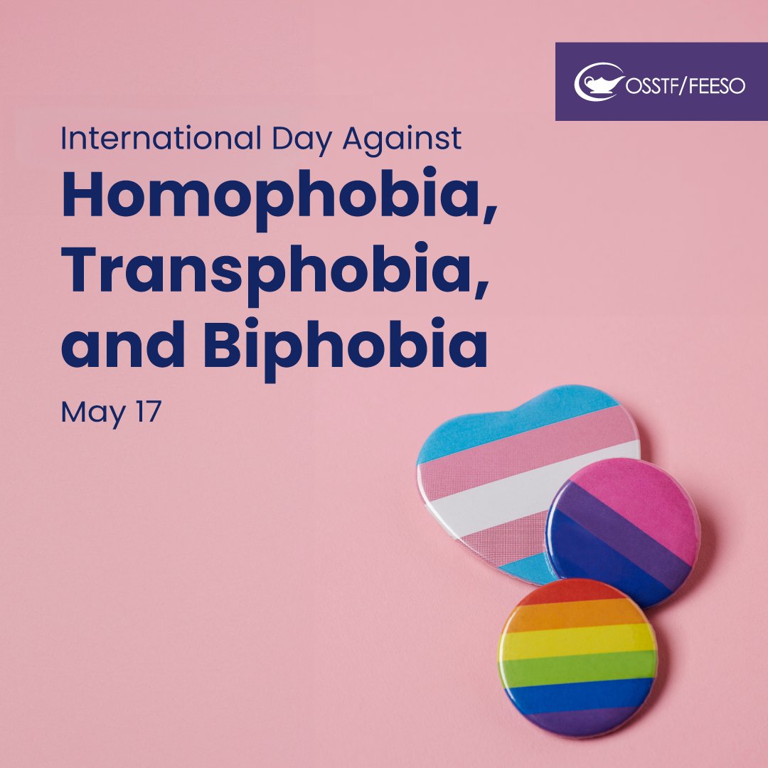 Today is the Int'l Day against Homophobia, Transphobia & Biphobia 🌈 On May 17, 1990, the UN stopped classifying homosexuality as a mental disorder. 🗺️ We’ve come a long way, but we have a lot more work to do to embrace diversity. #IDAHOBIT Learn more: bit.ly/3JEV1Bb