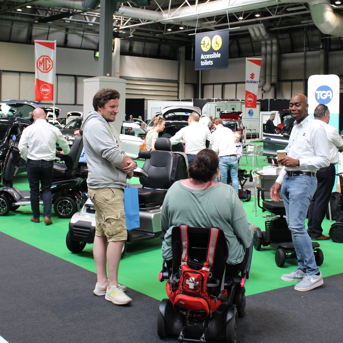 We're at the Motability Big Event at the NEC today and tomorrow.

If you’re visiting, come and see us as we’d love to see you!