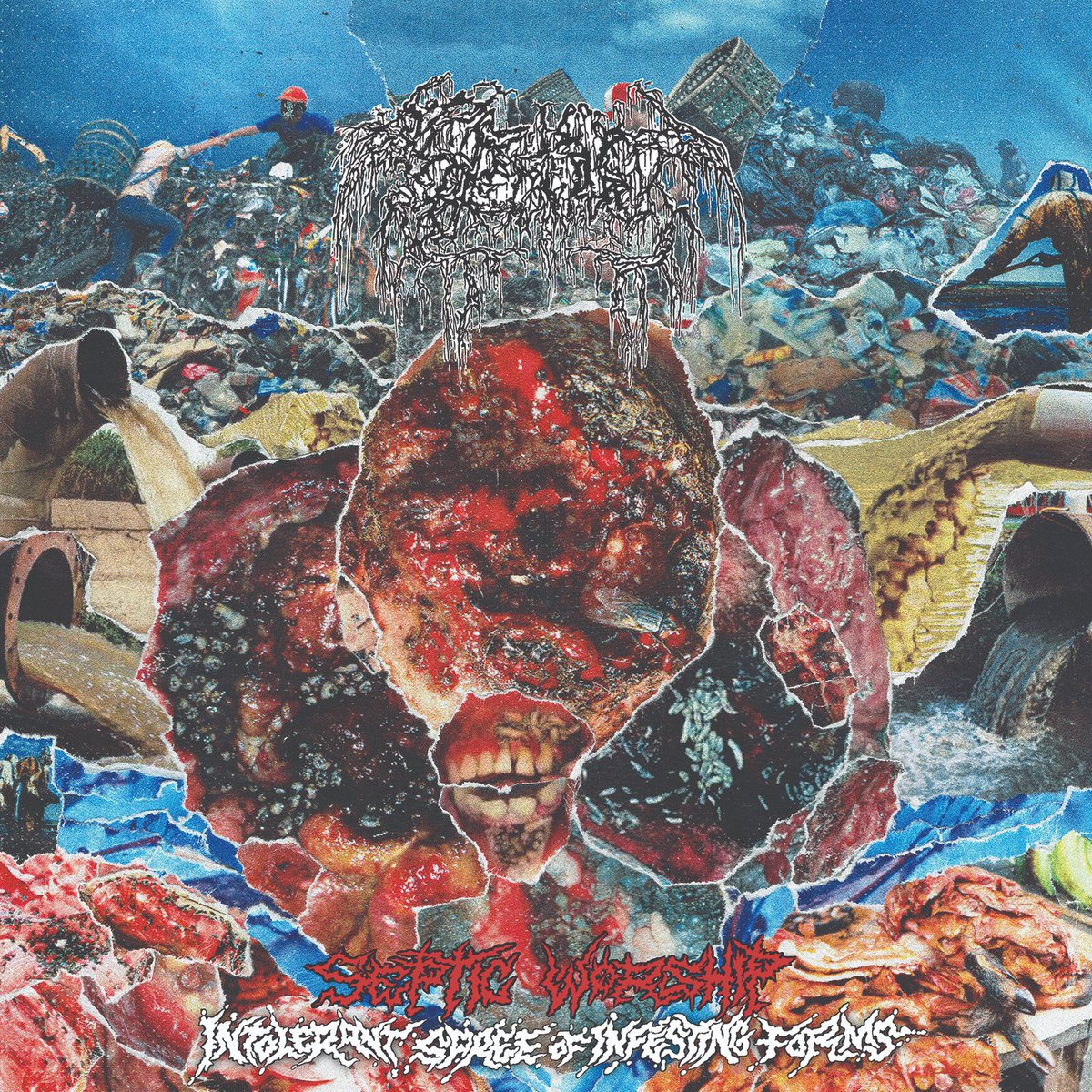 Mokvající, hnusné a smradlavé příběhy ze starých plesnivých death grindcore metalových piteven! Shnijete zaživa! Recenze/review - SEPTAGE - Septic Worship (Intolerant Spree of Infesting Forms) (2024): deadlystormzine.com/2024/05/recenz… #deathmetal #septage #grindcore #review .@mesacounojo