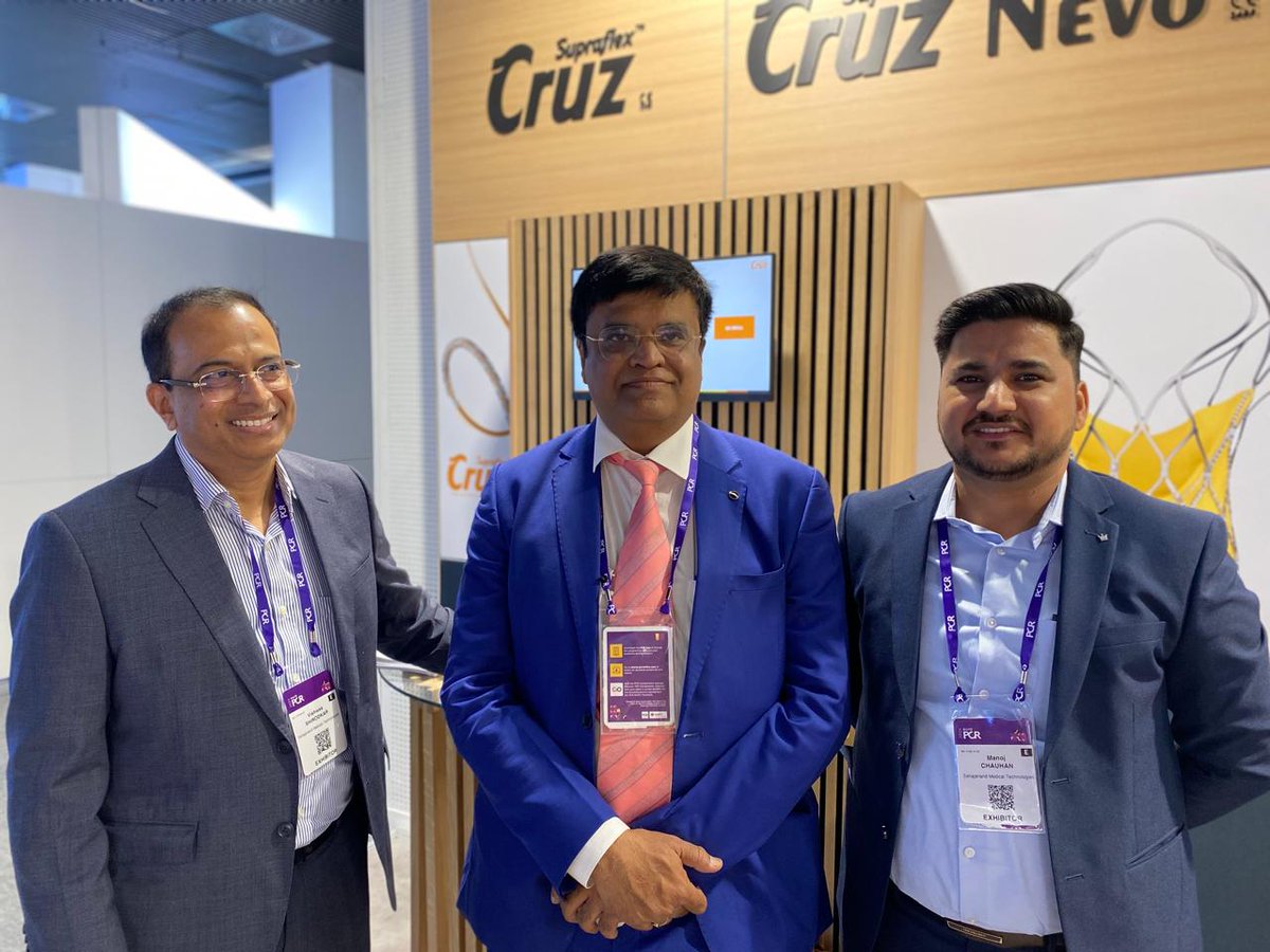 Day 3 at the #EuroPCR conference has been fantastic

We're excited to continue engaging with healthcare professionals and sharing our advancements throughout the conference! 📷

#EuroPCR #SMT #ConferenceEngagement #Hydra #Cruz #Cocoon
