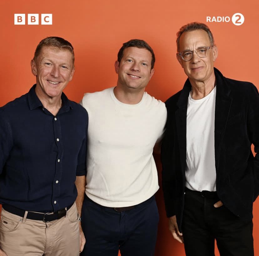 Tomorrow morning on Radio 2 from 8am with @radioleary and @tomhanks talking all things space and the human stories behind so many iconic moments. Just a taster of what’s to come in my new live tour ‘Astronauts : The Quest to Explore Space’ starting September ‘24. ⬇️