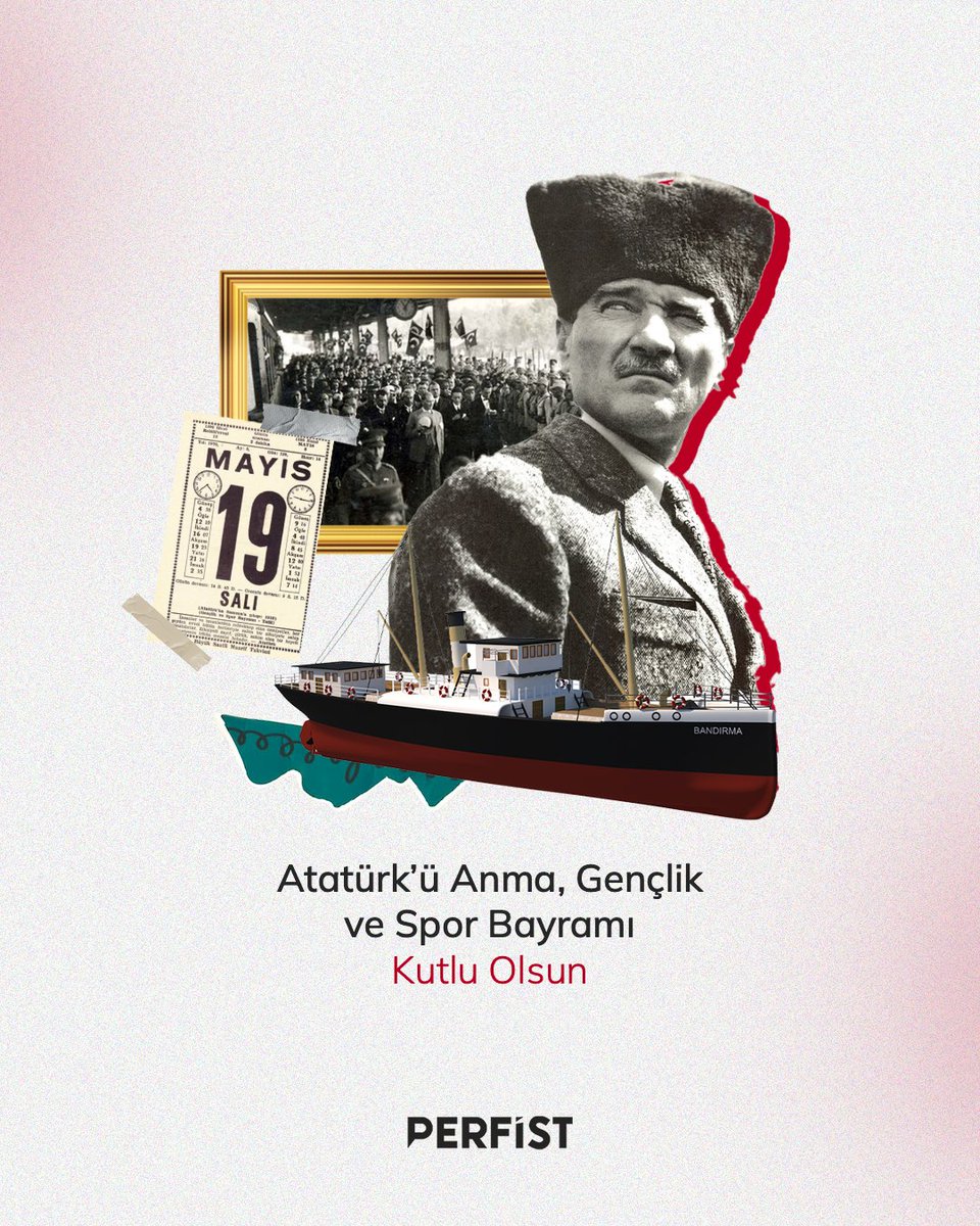 perfistdigital's tweet photo. Bugün, Gazi Mustafa Kemal Atatürk'ün Samsun'a çıkarak Kurtuluş Savaşı'nın ateşini yaktığı ve bağımsızlık mücadelesinin başladığı gündür. 💪 
Gençlerimiz, sizler bu ülkenin aydınlık yarınlarının mimarlarısınız. 👩‍🎓👨‍🎓
19 Mayıs Atatürk'ü Anma, Gençlik ve Spor Bayramı Kutlu Olsun! 🇹🇷 https://t.co/kIjXqzPagk