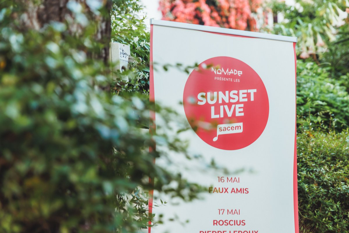 🎤 ☀️ Hier soir se tenait le premier showcase des #SunsetLiveSacem au Jardin Sacem avec Faux Amis Rendez-vous tous les soirs jusqu’au 20 mai pendant le @Festival_Cannes pour plus de concerts exclusifs 🎸 📸 Cédric Canezza #Cannes2024 #LaSacemSoutient