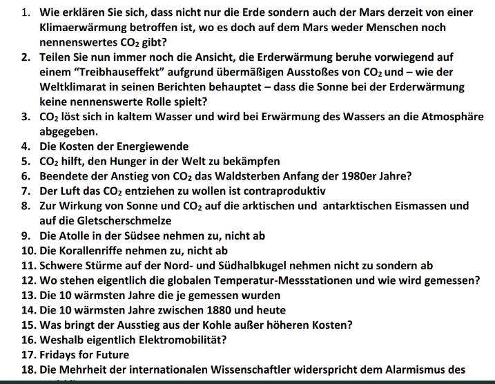 Die Mehrheit der Wissenschaftler widerspricht dem Klimawahn der Grünen!