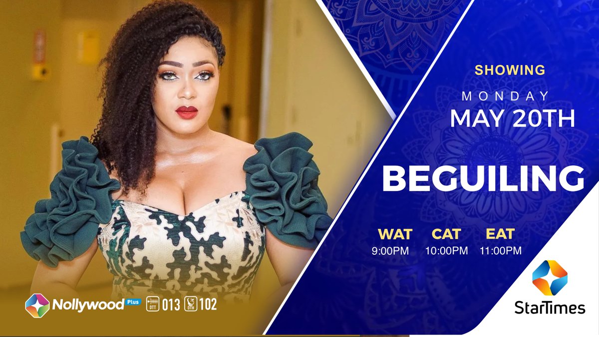 You meet a man, fall in love and blindly get married. The the violence beggins! You want to leave but you love him so much. Unatoa wapi nguvu ya kumuacha? Tune into #NollywoodPlus ch 013/102 on Monday at 11:00pm for #Beguiling, an interesting story about a lady who finds herself