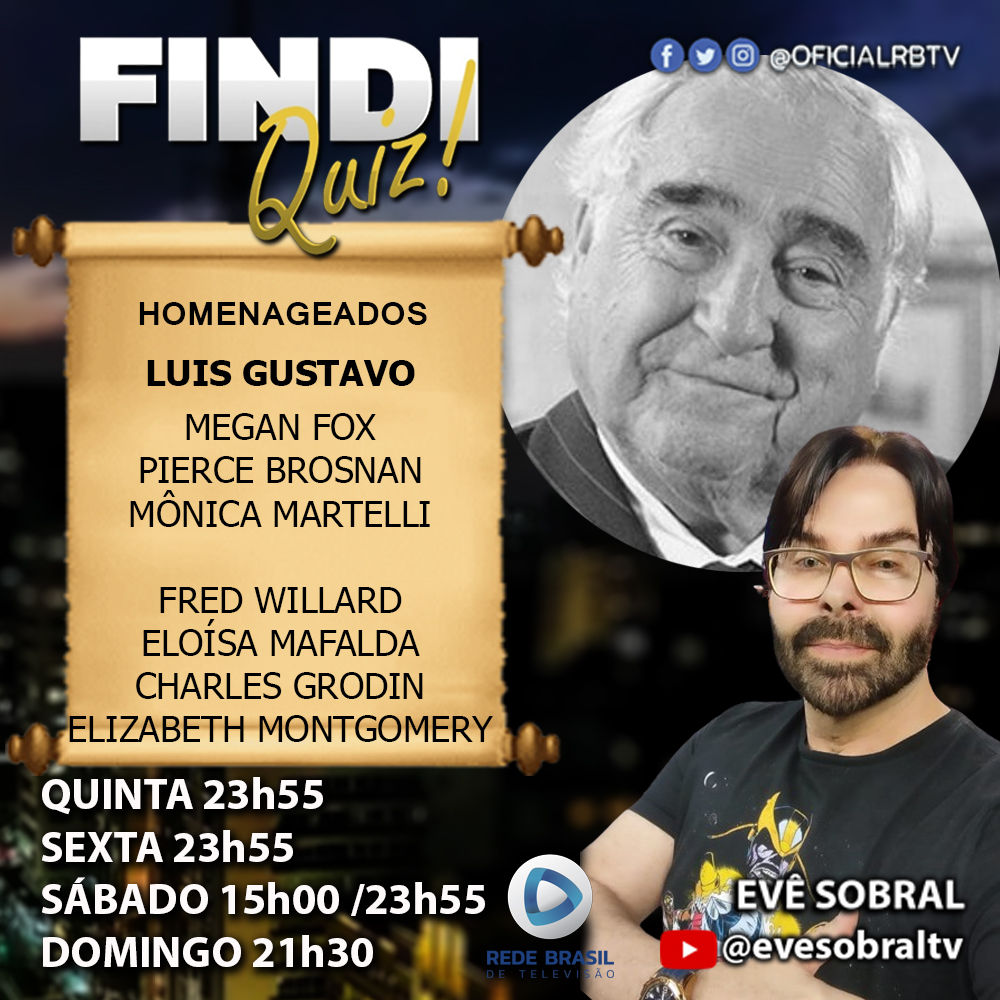 #FindiQuiz! SEMPRE ANTES DOS FILMES! Evê Sobral apresenta as melhores charges do mundo do entretenimento! Acompanhe pelo App RBPLAY e pelo site: rbtv.com.br Evê Sobral Em Revista Findi Quiz Spa TV e Trabalhos #OficialRBTV #evesobraloficial #emrevista @evesobraltv