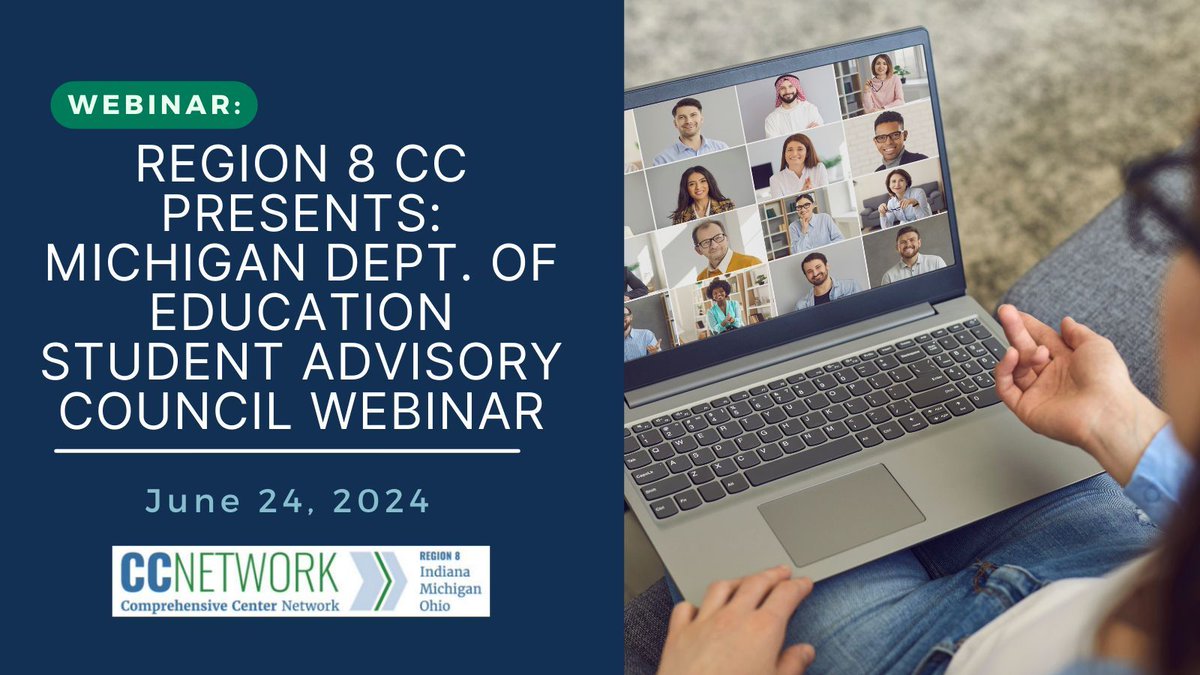 WEBINAR: Mark your calendars for June 24th! Learn how the state of Michigan is elevating students’ perspectives around educational policies and practices through collaboration between students and educators.

Register now: us02web.zoom.us/meeting/regist…