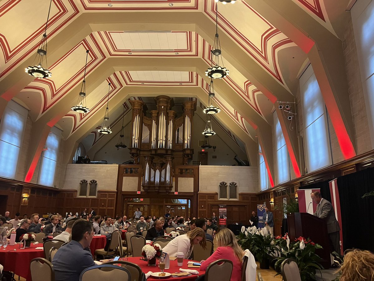 IUVentures's tweet photo. There isn’t a more beautiful space to kick off day 2 of the Venture Summit.  @GerryDick is getting us started this morning as we begin a wonderful learning journey. https://t.co/LALdB2isDA
