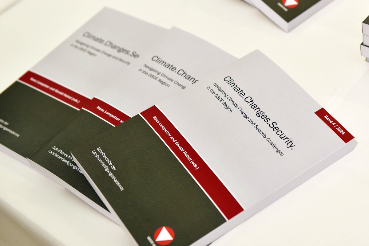 Our team contributed to a🆕publication on the effects of climate change in the <a href="/OSCE/">OSCE</a> region. 

Climate.Changes.Security. gathers experts from different fields to shed light on how climate acts as a driver of conflict &amp; a threat multiplier in the region. 
📕adelph.it/OSCEBook