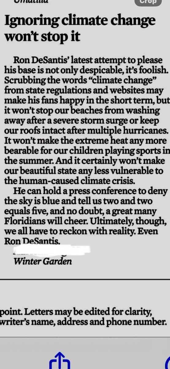 The small,vindictive DeSantis has ruined this state “Ron DeSantis can hold a press conference to deny the sky is blue and tell us two and two equals five, and no doubt,a great many Floridians will cheer. Ultimately, though, we all have to reckon with reality. Even Ron DeSantis”