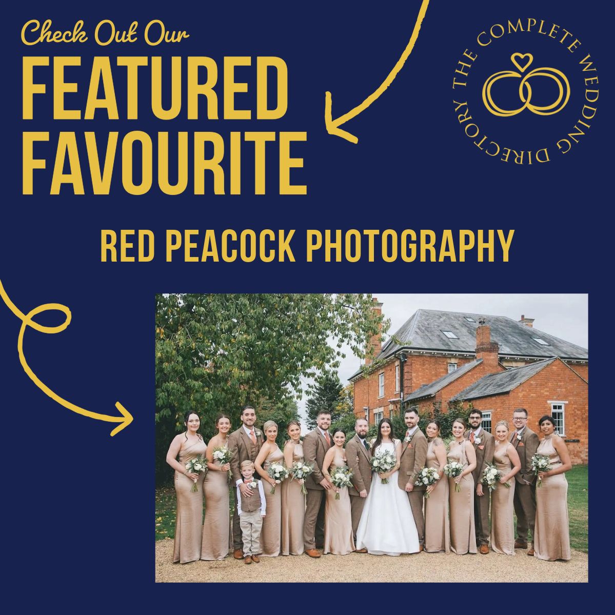 📸✨ Capture the magic of your wedding day with Red Peacock Photography! With a grounded, relaxed approach and a creative eye, Nicola is dedicated to preserving the essence of your special day with her fresh and natural style. 💖 thecompleteweddingdirectory.co.uk/RedPeacockPhot… #weddingphotography