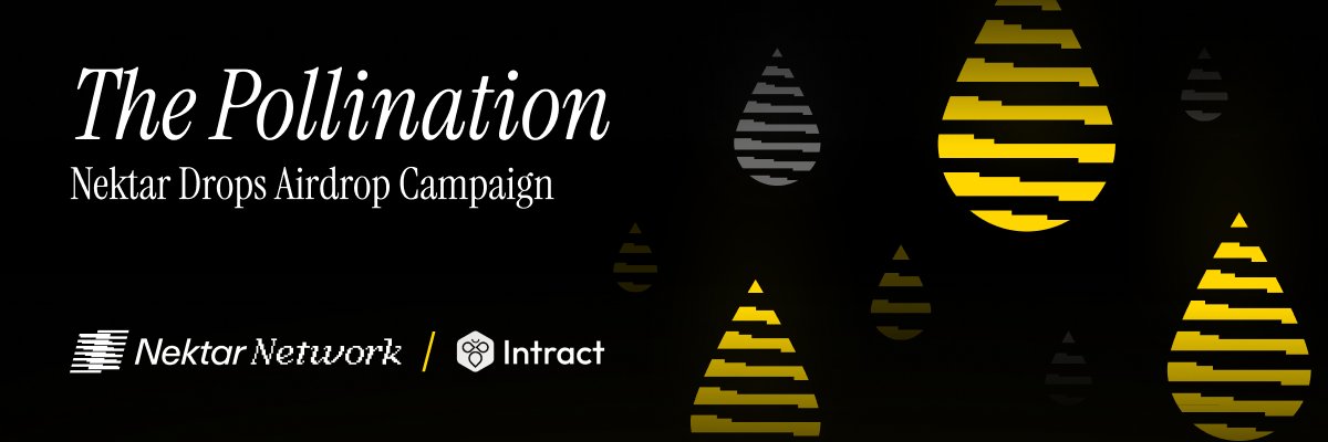 The Pollination is now live on @IntractCampaign!🍯🐝 Complete Nektar tasks on this exciting journey through Web3 and earn more Nektar Drops! Don’t miss out—be part of the movement! 👇 intract.io/quest/66472191…