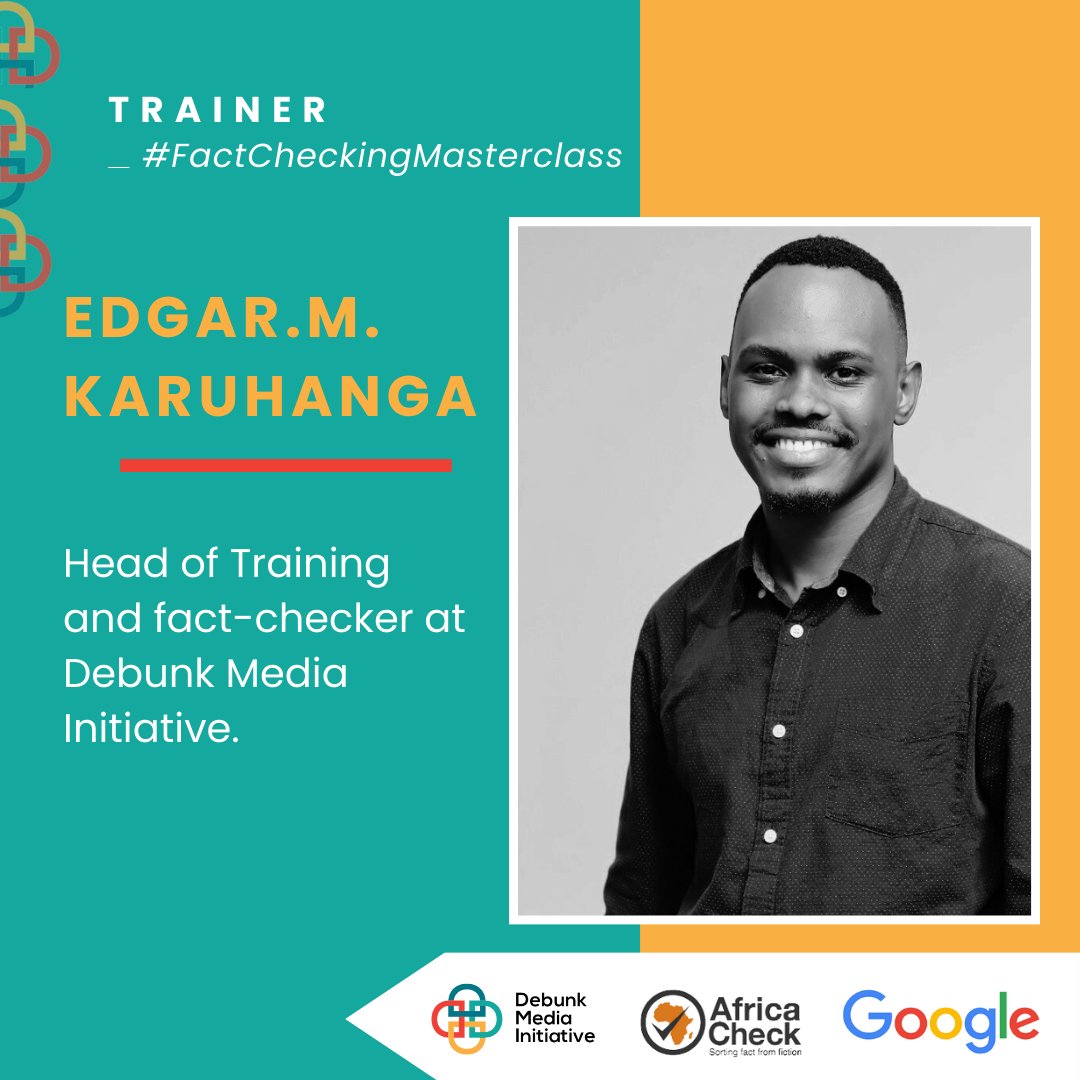 Our trainers are ready. Are you ? @rukianabbanja and @emk1 are gearing up for Kabale on the 22nd and 23rd May, for the second edition of the fact-checking masterclass for journalist in partnership with @AfricaCheck and support from @Google #FactCheckingMasterclass #StayVerified