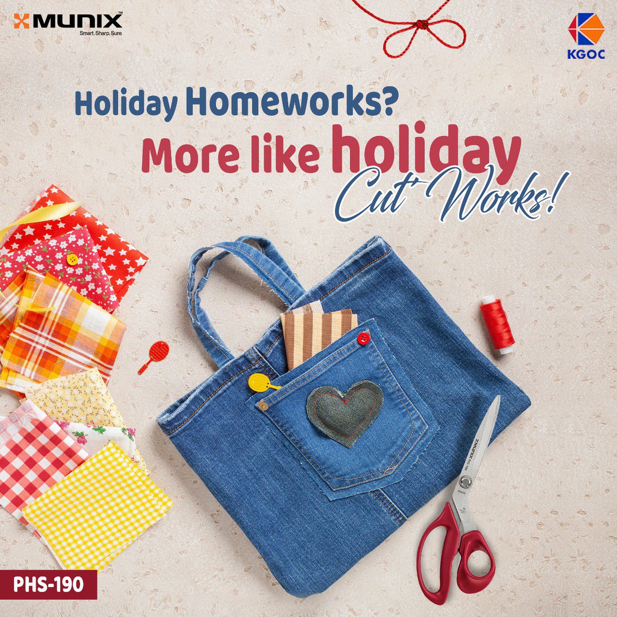 We are all about holiday 'fun' works! 🎉 Click on the link in bio to know more about PHS-190. #munix #kgoc #holidayseason #craft