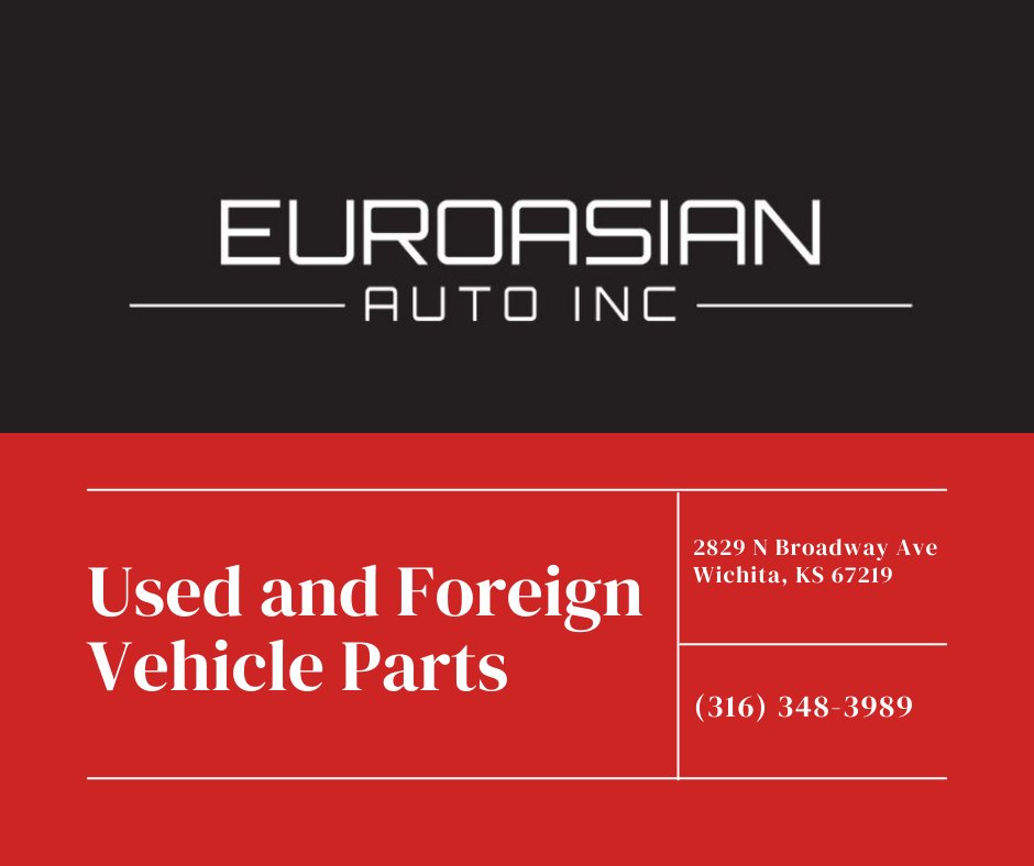 Looking for high-quality used and foreign vehicle parts? Check out Euroasian Auto Inc. who specialize in providing top-notch parts for your automotive needs.  #AutoParts #TradebankMember