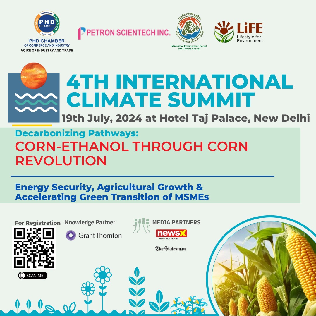 PHDCCI is organizing the International Climate Summit 2024 with Bioenergy: Path to Viksit Bharat on July 19th, 2024 at Hotel Taj Palace, New Delhi. Thread: (1/5)