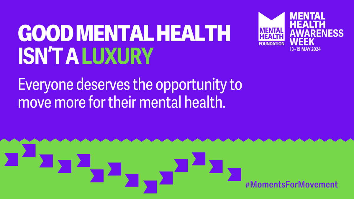 Being able to boost our mental health through movement shouldn’t be a luxury. Yet new research from @mentalhealth shows that too many people are facing barriers to moving for their mental health. Find out more: stge.co/3K3MQhM