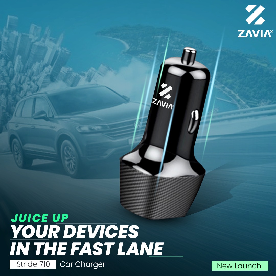 Juice up your devices in the fast lane with the Zavia Stride 710 Car Charger. . . . #zavia #GamingCommunity #TwsGaming #VirtualReality #uninterruptedgaming #uninterruptedcalls #crystalclearsound #wirelesneckbands #bluetoothtws #seamlesslistening #techgadgets #audioexperience